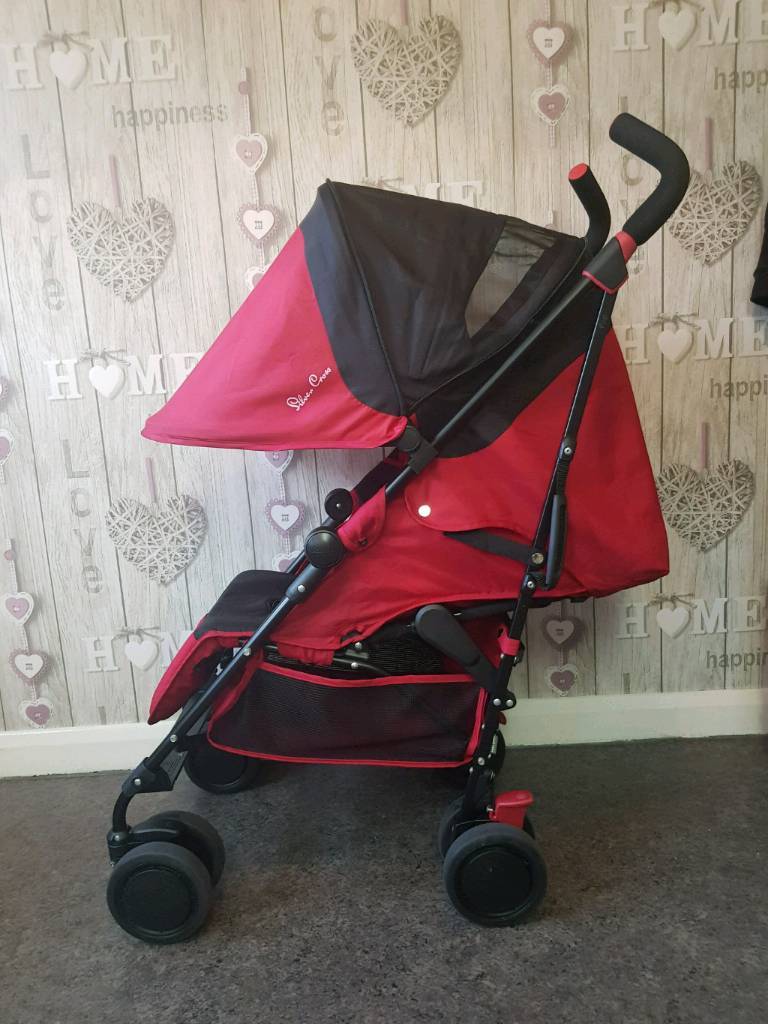 silver cross pop chilli red